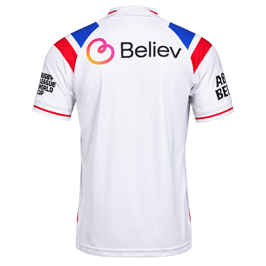 2026 England RLWC Home Jersey back view